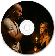 Johnny Maverick music single cover art All Night With You CD.