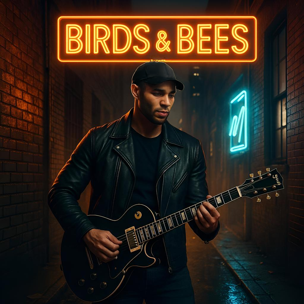 Johnny Maverick music single cover art Birds & Bees Chill Cover.
